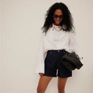 NA-KD Cargo Denim Shorts